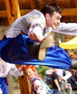 Popis akrobatyczny tancerza z Ukrainy Fot. Sylwester Marchewka