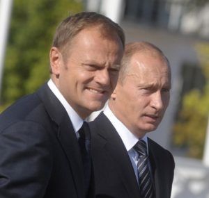 Premierzy Władimir Putin i Donald Tusk — wielcy nieobecni na szczycie Rady Państw Morza Bałtyckiego.