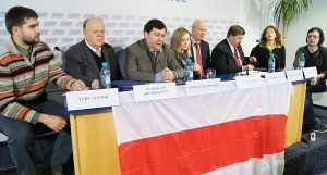 Przedstawiciele białoruskiej opozycji w Brukseli, Warszawie i Wilnie mówili jednym głosem i jednogłośnej też reakcji oczekują od Unii Europejskiej na sytuację w Białorusi Fot. Marian Paluszkiewicz