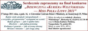 Miss Polka Litwy — Dziewczyna „Kuriera Wileńskiego” 2011