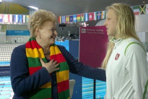 Występowi Rūty kibicowała nawet prezydent Litwy Dalia Grybauskaitė Fot. ELTA