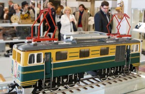 Wśród eksponatów Muzeum Kolejnictwa — miniaturowe lokomotywy<br/>Fot. Marian Paluszkiewicz