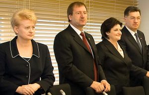 Niechęć Grybauskaitė do Uspaskicha i jego kandydatów na ministrów dla wielu jest przejawem zwykłej walki prezydent o zachowanie swoich politycznych wpływów w rządzie i Sejmie Fot. Marian Paluszkiewicz