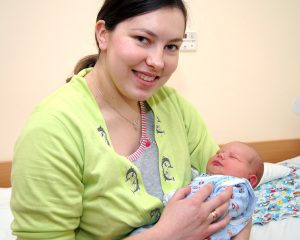 Irena Wojtkiewicz urodziła synka w ostatnim dniu starego roku Fot. Marian Paluszkiewicz