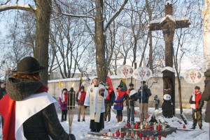 Uroczystość rozpoczęła się na placu Łukiskim apelem i Koronką do Miłosierdzia Bożego Fot. Marian Paluszkiewicz