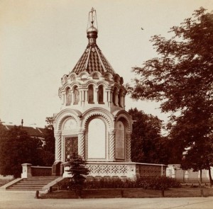 Kapliczka Aleksandra Newskiego przy prospekcie Gieorgijewskim (obecnie Gedimino) w Wilnie