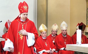 Nowo mianowany arcybiskup Gintaras Grušas Fot. Marian Paluszkiewicz