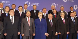 W Urzędzie Prezydenckim odbyło się spotkanie z przewodniczącym PE Martinem Schulzem, na którym zabrakło premiera  Algirdasa Butkevičiusa          Fot. Marian Paluszkiewicz      