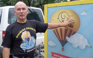 Reklama znanych firm na balonach opłaca koszty jego nabycia po kilku latach Fot. Marian Paluszkiewicz