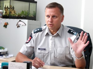 Rolandas Šepetys twierdzi, że nagrania z kamer mogą być wykorzystywane w procesach sądowych Fot. Marian Paluszkiewicz