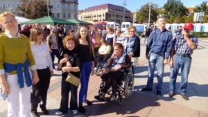 Podopieczni Centrum Dziennego Pobytu Osób Niepełnosprawnych w Niemenczynie