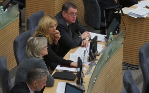 Frakcja AWPL podczas obrad Sejmu Fot. Marian Paluszkiewicz