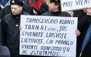 Polaków  na Litwie nie dziwią podobne akcje wymierzone w AWPL      Fot. Marian Paluszkiewicz 