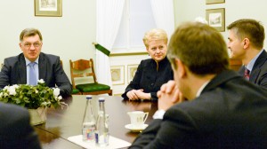 Prezydent Dalia Grybauskaitė ocenia, że optymizm ws. porozumienia z „Gazpromem” jest przesadny, bo Rosjanom nie można wierzyć na słowo  Fot. ELTA