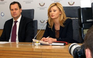 Waldemar Tomaszewski i Rita Tamašunienė mówili o przyszłych wezwaniach podczas tegorocznych wyborów prezydenckich Fot. Marian Paluszkiewicz
