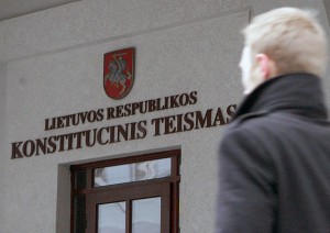 SK wysłuchał argumentów stron sporu między Ministerstwem Sprawiedliwości i Komisją Języka Litewskiego  Fot. Marian Paluszkiewicz