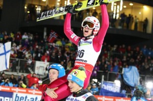 Kamil Stoch zdobył drugi złoty medal igrzysk w Soczi Fot. archiwum