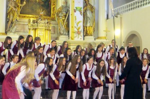 Chór dziecięcy „Gioia di cantare” z ZSM z Torunia urzekł wszystkich radością śpiewania Fot. Anna Pieszko