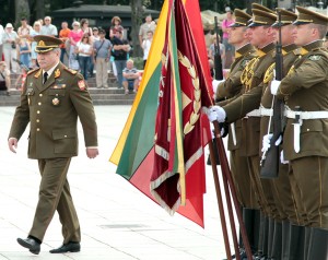 Generał-major Jonas Vytautas Žukas jest piątym z kolei dowódcą wojska niepodległej Litwy Fot. Marian Paluszkiewicz 