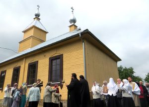 We wsi Gaj dokonano uroczystego poświęcenia odrestaurowanej cerkwi staroobrzędowej pw. św. Nikołaja Cudotwórcy Fot.Anna Pieszko