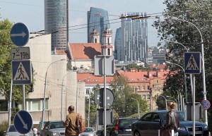 Panorama Śródmieścia z ulicy Sierakowskiego  Fot. Marian Paluszkiewicz
