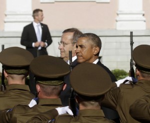 US President Barack Obama in Estonia to discuss security in Baltics