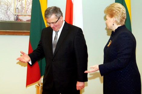 Według polskiego historyka, przepraszać Litwinów wypadałoby prezydentowi Bronisławowi Komorowskiemu, tyle że litewska prezydent Dalia Grybauskaitė ostatnio stwierdziła, że z Polską w ogóle nie trzeba rozmawiać Fot. Marian Paluszkiewicz