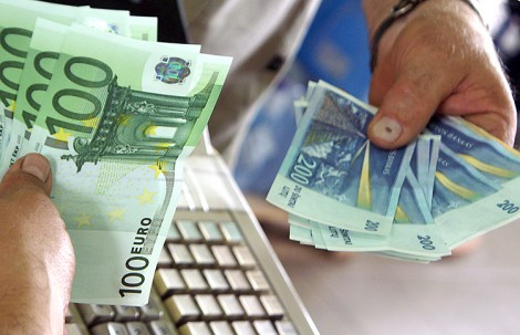 Od 15 stycznia litewską narodową walutą staje się euro            Fot. Marian Paluszkiewicz