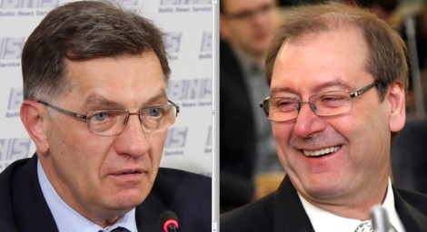 Premier Algirdas Butkevičius  i  Europoseł Wiktor Uspaskich     Fot. M. P.