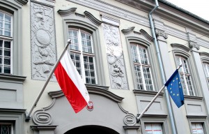 Pałac Paców przy ul. Świętojańskiej obecnie należy do ambasady RP na Litwie Fot. Marian Paluszkiewicz 