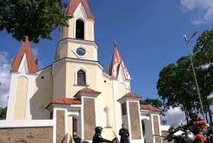 Kościół pw. Wniebowzięcia Najświętszej Maryi Panny w Mejszagole Fot. Marian Paluszkiewicz