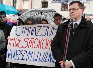 Prezes Rady szkoły Wiktor Łowczyk twierdzi, że prawo jest po stronie szkoły Fot. Marian Paluszkiewicz