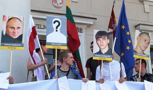  Aktywiści żądali uwolnienia więźniów politycznych oraz zapewnienia praw obywatelskich w ich kraju Fot. Marian Paluszkiewicz