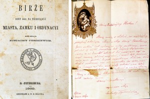 Wydana w 1869 r. książka Eustachego Tyszkiewicza z jego własnoręczną dedykacją trafiła do muzeum w Babcinie, została przekazana przez prywatne osoby Fot. Marian Paluszkiewicz