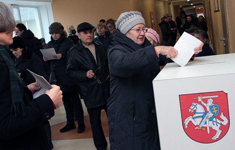 Około 19 proc. mieszkańców Litwy w wyborach do Sejmu RL 2016 r. zagłosuje w nowych okręgach wyborczych Fot. Marian Paluszkiewicz