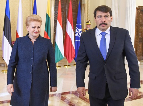 W spotkaniu szefów państw wschodniej flanki NATO w Bukareszcie udział wzięła prezydent Litwy Dalia Grybauskaitė Fot. prezidentas.lt 
