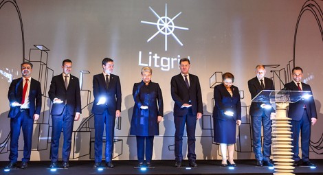  Oficjalna inauguracja połączenia elektroenergetycznego Litwy z Polską i Szwecją odbyła się po południu w Pałacu Władców Fot. President.lt