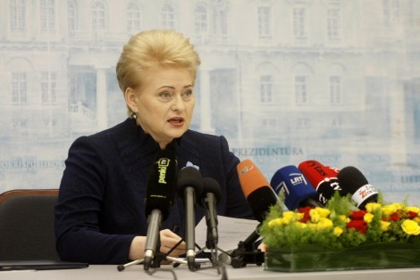 Dalia Grybauskaitė powiedziała, że Wschodnia Litwa to zaniedbany region     Fot. ELTA 