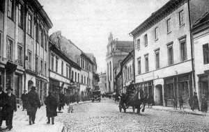 Ulica Zamkowa w Wilnie, ok. 1930 rok Fot. archiwum