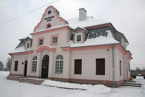 Stacja kolejowa w Rudziszkach. Stan obecny Fot. autor 