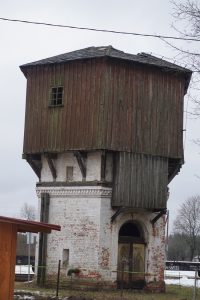 Wieża wodna stacji kolejowej w Rudziszkach. Stan obecny  Fot.archiwum