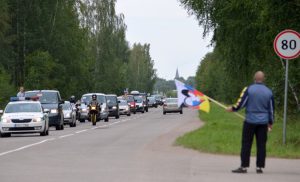 Na Litwie uczestnicy, jako cele swego wyjazdu, wybrali Szawle i lotnisko wojskowe Zokniai pod Szawlami Fot. siauliu.policija.lt