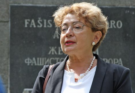 Faina Kukliansky zaznaczyła, że dla wielu Żydów przywrócenie litewskiego obywatelstwa jest sprawą honoru        Fot. Marian Paluszkiewicz