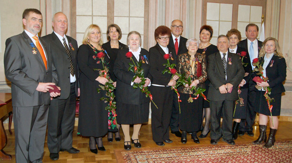 Państwowe odznaczenia RP otrzymało 12 Polaków Wileńszczyzny Fot. Marian Paluszkiewicz