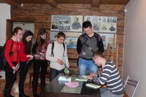 Gościem muzeum był poeta Tomas Tamošiūnas