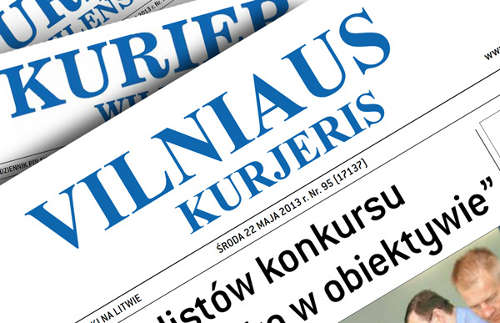 Spółka wydawnicza „Kurier Wilenski” może pozostać przy tej samej nazwie nie zmieniając jej na litewskojęzyczną „Vilniaus Kurjeris”Fotomontaż Marian Paluszkiewicz