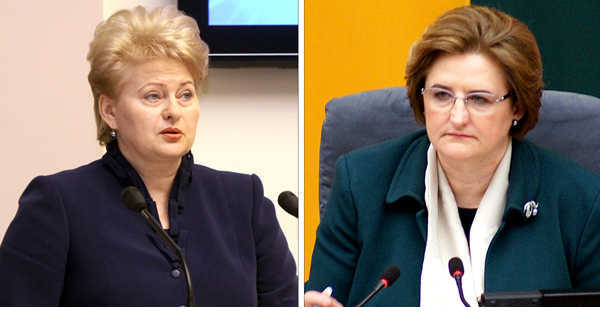 Przed wyborami parlamentarnymi 2012 roku Grybauskaitė oskarżała Partię Pracy o służenie oligarchom, w tegorocznej prezydenckiej kampanii zarzuca im współpracę z KremlemFotomontaż Marian Paluszkiewicz