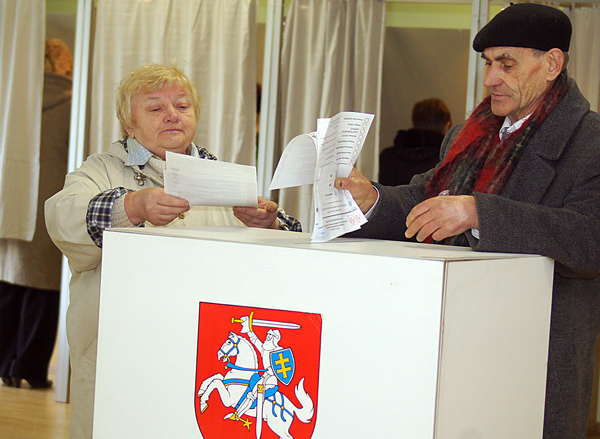W majowych wyborach na Litwie prawo głosu ma ponad 2,5 mln osób Fot. Marian Paluszkiewicz