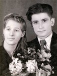 Wiktoria i Klemens Prokopowicze w dniu ślubu