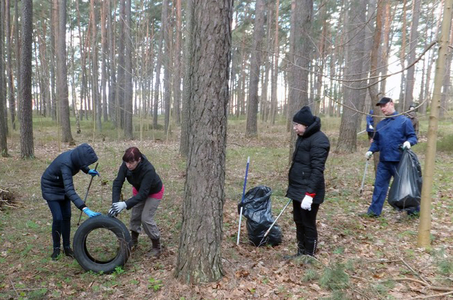 Społeczna akcja sprzątania „Darom 2016” w rejonie wileńskim